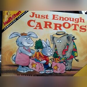 Just Enough Carrots by Stuart J. Murphy MathStart Level 1 Paperback Kids Book